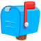 Closed Mailbox With Raised Flag emoji on Messenger
